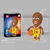 Il nuovo basket idolo 3D modello di blocco da basket Basket Basketball Assembly Assembly Brick Bricch Bambole Model Toy's Children's Toy