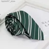 넥 타이 hallibote gryffindor Slytherin Raven Crouchpatch Diagonal Stripe Tie Mens BusinessQ