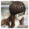 Haarclips Barrettes Girls vrouwen exotische kwast kralen Pearl Belly Dance Head Cap Hat Headwrap / Accessoire Headpiece for Party Showing Dhc60