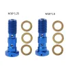 Durable M10x1.0/M10x1.25 Brake Cylinder Oil Hose Screw Banjo Motorcycle Universal Tube Tubing Screws Bolts LX0E