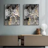 Résumé Marble Green Gold Affiches Islamic Calligraphie Toile Impression Allah Nom Arabe Art Painting Muslim Pictures Home Decor