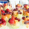 100 pezzi d'argento da 100 pezzi in argento in bambù snack di frutta snack cocktail decorazioni a buffet stuzzica