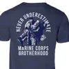 Maglietta USMC Marine Corps Brotherhood Tshirt 100% ONECK COTON EVERS SIMS SIMINA CASSA CAFFUST TSHIRT SIGLIE S3XL 240409