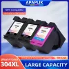 Apaplik 304 XL чернильный картридж восстановлен для HP304 для HP Deskjet Envy Officejet 2620 2630 3730 5020 5032