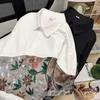 Chemises décontractées pour hommes Summer Broidered Shirts Men Men Fashion Casual Flower Shirts Mens Japonais Streetwear Loose Shirts à manches courtes Men Plus taille 240409