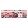 Tillbehör 108 Keys/Set Azur Lane USS Bremerton KeyCap PBT Dye Sub Backbelit KeyCaps Anime Gaming Key Caps för ANSI 61 87 104 108 Tangentbord