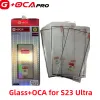 Originele G+OCA Pro Glazen lens voor aanraakscherm met OCA -lijm voor Samsung Galaxy S20 S21 S22 S23 Ultra S8 S9 S10 5G