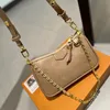 Heiße Totes Designer -Tasche Frauen Crossbody -Umhängetaschen Kette Brieftasche Lady Easy Beutel auf Gurt Geldbeutel Buchstaben geprägte Blütenstreifen Luxusmarke Handtaschen Handtaschen