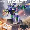 580sts Transforming Robot Building Blocks Toy Remote Control Robot Car Crawler Vehicle 3 Forms Model Bricks Kids Toys Gifts