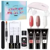 Kits nee jolie 11pc extension kit de gel à ongles avec moule à ongles