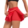 Cheerleading grupp kjol kvinnor flytande shorts som kör yoga träning gym atletiska vandring shorts leggings flexibilitet push up söt