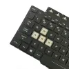 Tangentbord FX95 US SPANISH RGB Backbelyst tangentbord för ASUS TUF Gaming FX505 FX505GT/DY/DD/DT/DU/DV/GD/GE/GM/G FX705 FX705GD TUF505DT TUF705