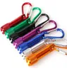 Crestech Mini LED -ficklampa Keychain Aluminium Alloy Body Mini LEDS med Carabiner Ring Sports Mini Ficklight Keychain DHL5496700