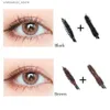 Mascara Private Label Double-ended Mascara Custom Bulk Plump Thicking Non-smudged Waterproof Lengthening Curly Black Brown Color Makeup L49