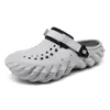 Sandals Men's Beach Slippers Casual Wear-Resistant Non-slip Fashion Breathable Comfortable Water Proof Round Toe Shoes Summer Main