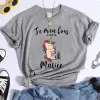 Temoin de la mariee Franse print t shirt eenhoorn bruid vrijgezellenfeest t-shirt bruids douche bruiloft feest bruidsmeisje tee top