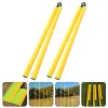 2 Pcs Football Training Rod Soccer Equipment Agility Railing Poles Abs Supplies