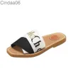 2024 New Designer Sandals Chaussures Slippers For Women Summer Outwear Sliders Loissine Vacation Flat Slipper Canvas Flip Flops
