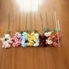 Fiori decorativi simulati simulato peonia multicolori nozze che tengono oggetti di tiro di fiori per feste in casa tavolo da pranzo decorazione di balconi artificiale