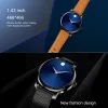 LEMFO Nuevo reloj inteligente Smart 2024 Pantalla HD AMOLED LLAME BLUETOOTH IP68 Relojes inteligentes impermeables para hombres frecuencia cardíaca 1.43 pulgadas 466*466