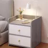 Nordic Hotel Bedside Table Chambre Rangement Aesthetic Aesthand Testand European Modern Mesitas de Noche Décoration intérieure