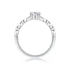 Anelli a grappolo R13334 Lefei Fashion Luxury Trendy Classic Fine Moissanite Design Eye Chain Ring per Charms Women 925 Silver Jewelry Party