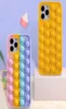 Rivivi le custodie del telefono di stress per iPhone 6 6s 7 8 più xr xs 11 12 Pro Max Fidget Toys Push It Bubble Morb Silicone Cover9563891