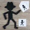 Sport Wooden Man Material DIY Puzzle Toys Boards Game éducatif Toy Learning Toy for Children Preschool Fine Motor Training