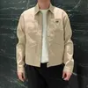 Men's Jackets Designer 24ss jacket men's and women's top cotton lapel loose trendy jacket LRTN