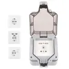 IP66 Outdoor Weatherproof 16A Grounded 250V Vattentät Power Socket Wall Socket med Switch USB EU Tyskland Standard