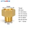 Male to Female Thread Brass Pipe Connectors Brass Coupler Adapters Threadeds Fittings 1/8" 1/4" 3/8" 1/2"