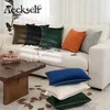 Kissen Aeckself Luxus -Packung mit 2 festen Samtabdeckungen einfache Koffer für Sofa Office Home Decorative Kissenbezug