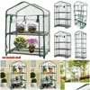 Other Garden Supplies Waterproof Seedling Plant Greenhouse Outdoor Grow Green House Tent 2 5 Tier Replacement S Flower Warm 230410 D Dhnd0