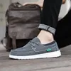 Casual Shoes Spring Lightweight Men Canvas Outdoor Non-slip Comfortable Low-cut Breathable Mens Fashion Daily Flats