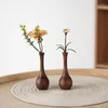 Vasos Black Walnut Vase Table Flowers Decoration Home Flor Nordic continente China