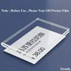 100x70mm Table Acrylic Sign Holder Display Stand Price Label Paper Tag Block Picture Photo Frame Number Card Stand