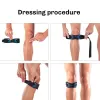 1pc Ajustement du genou réglable Soulagement de la douleur du genou Patelle Patelle Stimulation Support pour la randonnée de randonnée de basket-ball Sport