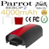 Aksesuarlar Parrot Bebop 2 Drone Pil 4000mAh 11.1V Lipo Yükseltme Pili RC Quadcopter Parçaları için Yükseltme