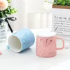 Tasses de style nordique marbré tasses en céramique pour hommes et femmes étudiants couple cadeaux de mariage