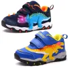 Spor ayakkabı dinoskulls erkekler lider ayakkabı tenis spor çocukları aydınlatma spor ayakkabıları dinozor parlayan çocuk eğitmenleri bahar erkek ayakkabı koşuyor