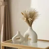 Wazony nowoczesny w stylu nordyckim dekoracja kwiatów Pokój domowy akcesoria ceramiczne pulpit biurowy określacz wazon dekoracyjny