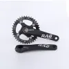 Mountain Bike Crank 170 mm con staffa inferiore 104bcd 34t 36t 38t in bicicletta in bicicletta in lega di alluminio MTB Crankset