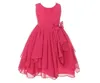 Mädchen Oneck ärmellose Bogen Blumen Ballkleid Prinzessin Partykleider weiß rot rosa blau täglich Kleid für 3 5 6 8 10 12 14 Jahre 21039054931