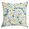 Pillow Hidden Zipper Pillowcase Elegant Floral Print Throw Set Soft Durable Covers For Home Decor Exquisite Patterns