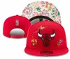 Hombras snapback "Bulls" de baloncesto estadounidense 32 equipos de diseñadores de lujo Campeones Campeones Casquette Casquette Sports Strapback Snap Back Adtatable Cap A13