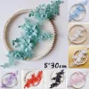 1 PC Flower 3D Embriodered Brodery Fabric Sew Diy Accessories Craft Collar Applique Patches Halsbindning Venise Spetstyg