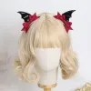 M89e Girls Clips Hairs Barrets Gothic avec Bat Devil Wings Forme Hairpin Cosplay Clips Hair Clips Punk Design Hairpins For Kids