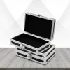 Boîte de rangement en alliage en aluminium Leeseph 18x11x5,8 cm, boîte d'affichage à bijoux cosmétique, boîte en aluminium, boîte de rangement multifonctionnelle