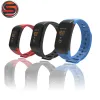 Bracelets B31 Écran de couleur F1S Tracker de fitness Bracelet Bracelet Sleep Monitor Call Rappel Men Regardez pour iOS Android