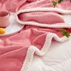 Blankets Weighted Blanket For Beds Warm Winter Flannel Bedspread On The Bed Fluffy Luxury Throw Pink Chair Sofa Home